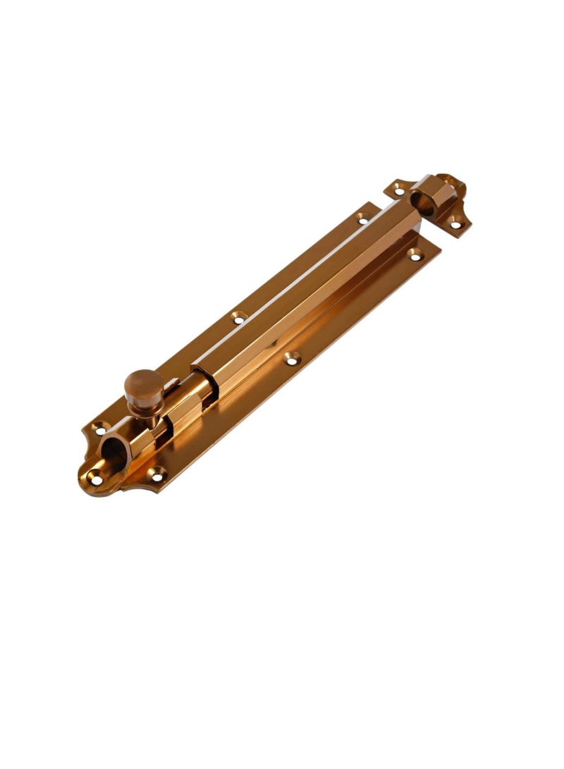 ROBUSTLINE Fancy Tower Bolt | Cherry | Robustline | 13MM X 100MM | Zinc | Brown - Image 1