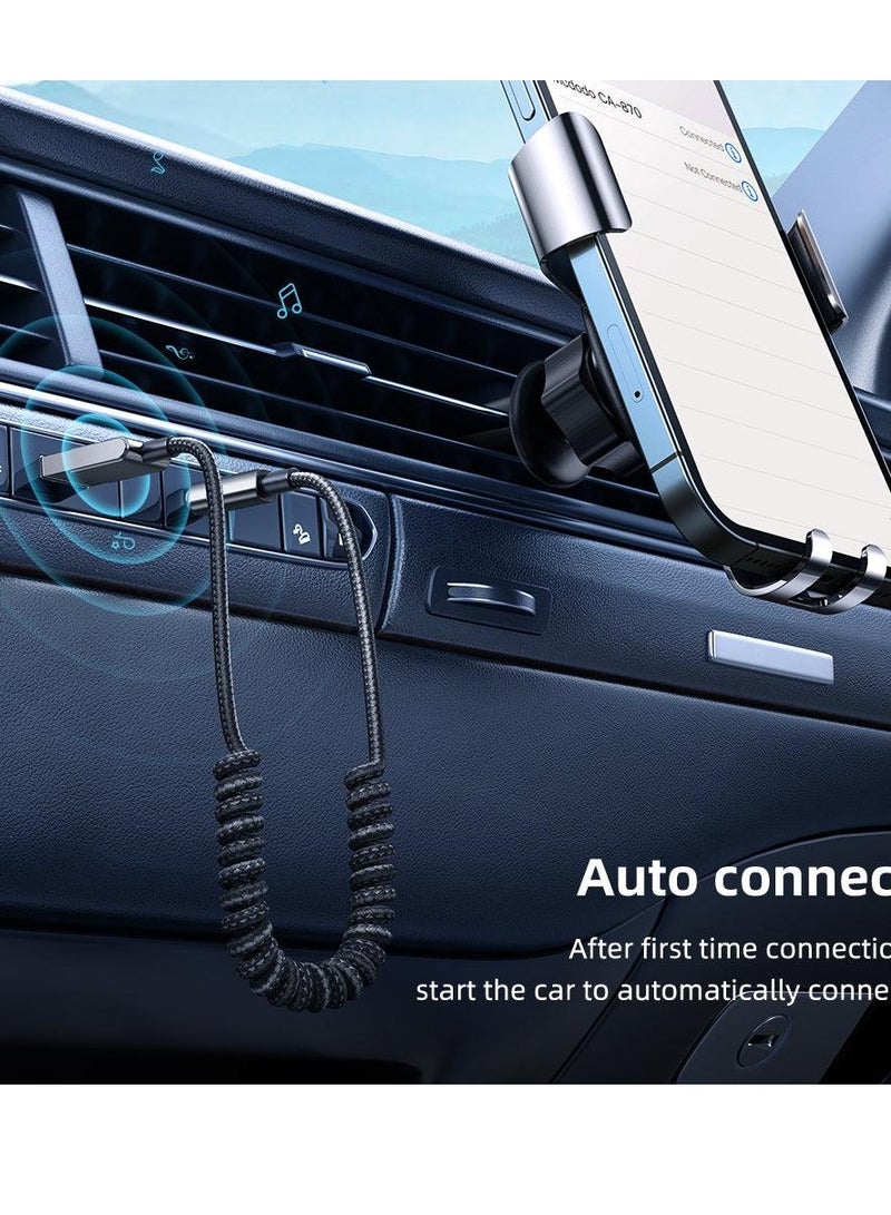 Mcdodo Bluetooth 5.1 Aux Adapter Wireless Car Receiver USB to 3.5mm Built-in Mic - Image 5