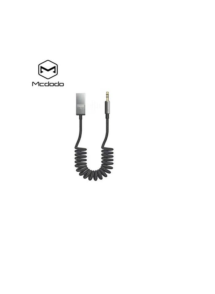 Mcdodo Bluetooth 5.1 Aux Adapter Wireless Car Receiver USB to 3.5mm Built-in Mic - Image 3