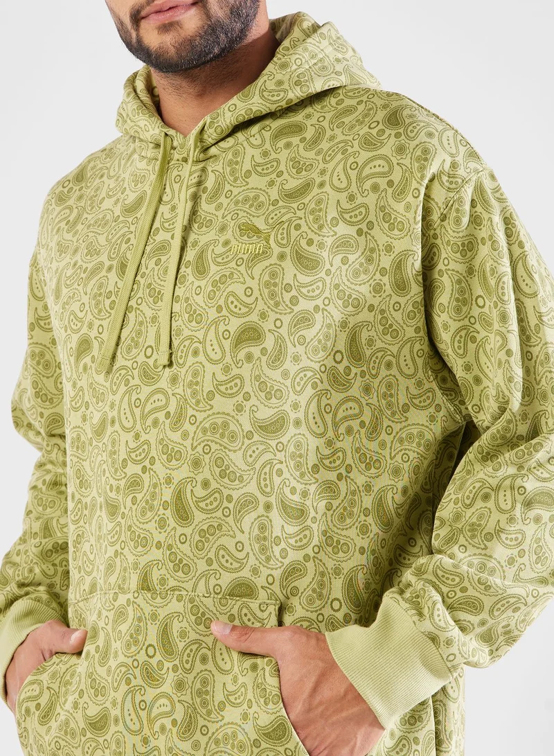 PUMA Club Haus All Over Printed Hoodie