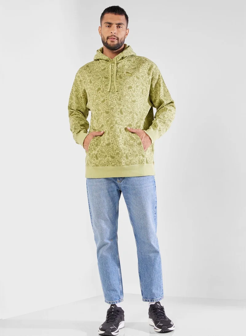 PUMA Club Haus All Over Printed Hoodie