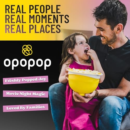 Opopop Microwave Popcorn - Variety 12-Pack Gourmet Popcorn Kit, Collapsible Silicone Popcorn Popper, Popcorn Maker, Gluten Free Snacks Variety Pack, BPA-Free and Dishwasher Safe (New Flavors) - Image 2