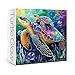 BBOLDIN Colorful Sea Turtle Puzzles for Adults 1000 Piece Nature Gradient Ocean Plant Rainbow Art Jigsaw Puzzles Funny Painting Aesthetic Impossible Challenging Puzzle - Image 2