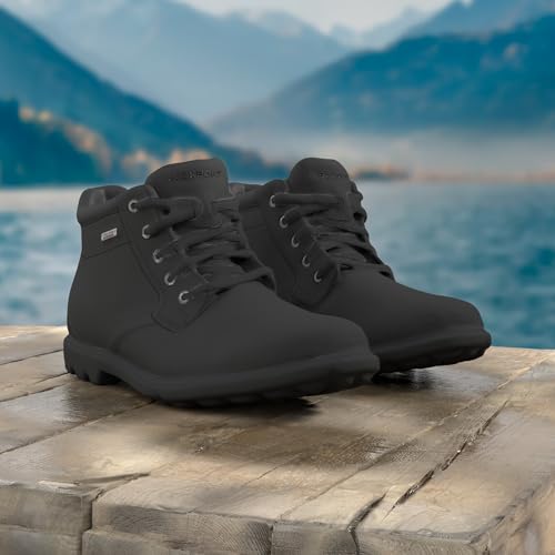 Rockport Men's Storm Surge Water Proof Plain Toe Boot Black 14 M (D)-14 M - Image 2
