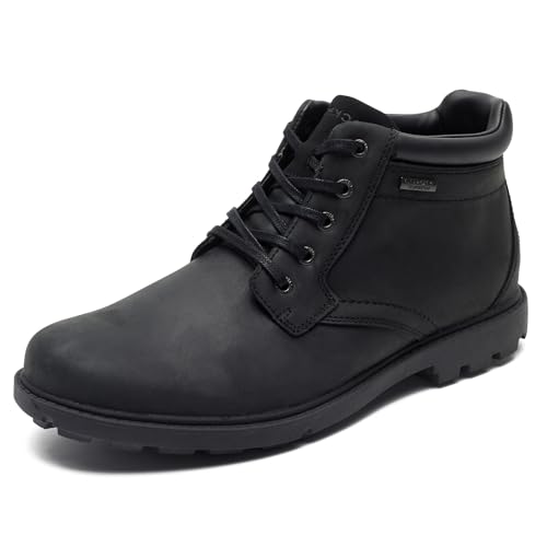 Rockport Men's Storm Surge Water Proof Plain Toe Boot Black 14 M (D)-14 M - Image 1