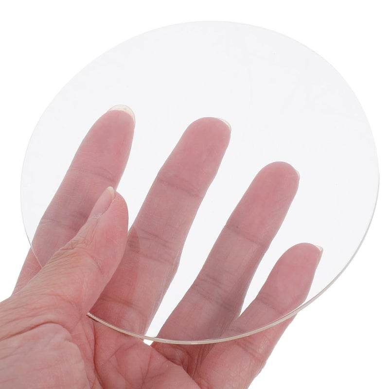 Clear Acrylic Discs 10pcs Transparent Plastic Circles For Crafts Custom Projects - Image 4