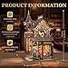 Miggley DIY Miniature House Kit Book Nook Mini House Bookshelf Decor 3D Wooden Puzzle for Adults Birthday Gift for Family Friends Time Magic Club - Image 4