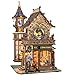 Miggley DIY Miniature House Kit Book Nook Mini House Bookshelf Decor 3D Wooden Puzzle for Adults Birthday Gift for Family Friends Time Magic Club - Image 2
