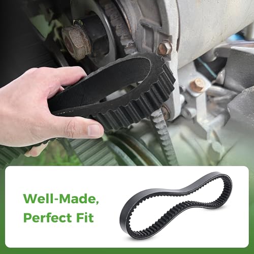 10L0L 101916701, 1016203 Golf Cart Drive Belt & Starter Generator Belt for Club Car DS 1997-UP, Precedent 2004-UP Gas Models with FE290 and FE350 Engine, Club Car Drive and Starter Belt Kit - Image 3