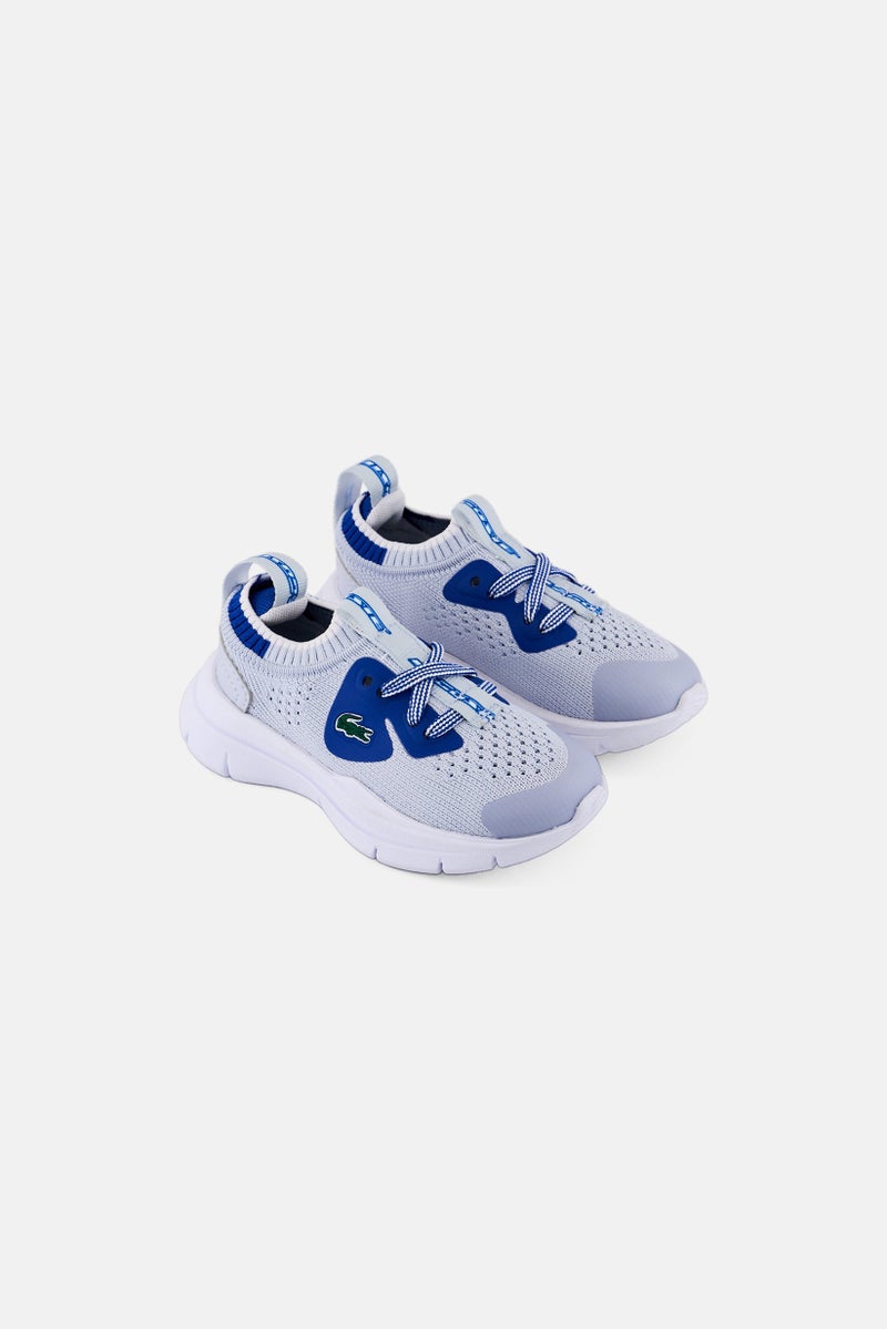 LACOSTE Toddlers Boy Run Spin Knit Shoes, Multicolor  - Image 1