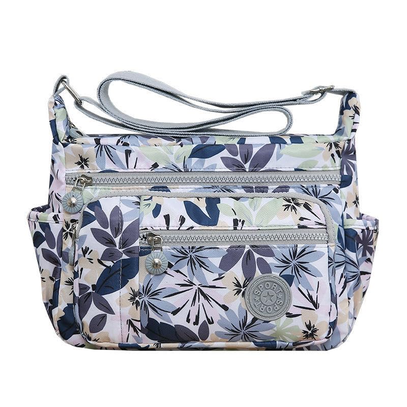 MISTYCDEP Crossbody Purse for Women, Nylon Waterproof Shoulder Purse, Messenger and travelling Bag Lightweight, Long Strap (Blue, Pack of 1) - Image 1