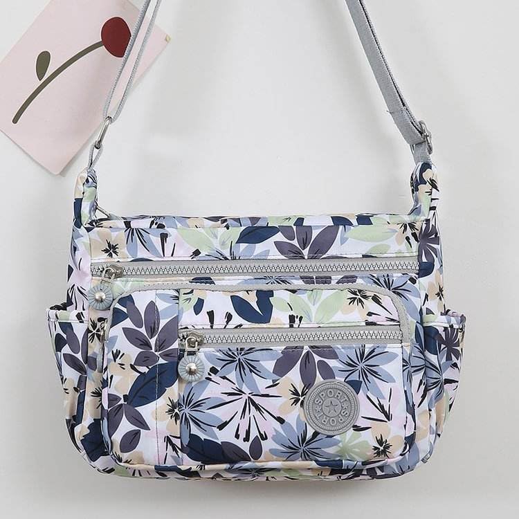 MISTYCDEP Crossbody Purse for Women, Nylon Waterproof Shoulder Purse, Messenger and travelling Bag Lightweight, Long Strap (Blue, Pack of 1) - Image 2