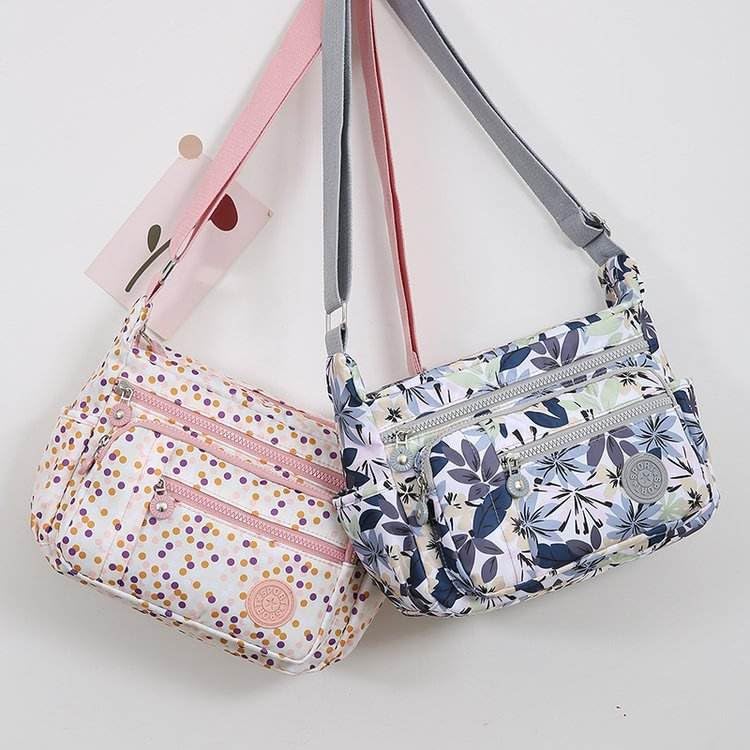 MISTYCDEP Crossbody Purse for Women, Nylon Waterproof Shoulder Purse, Messenger and travelling Bag Lightweight, Long Strap (Blue, Pack of 1) - Image 3