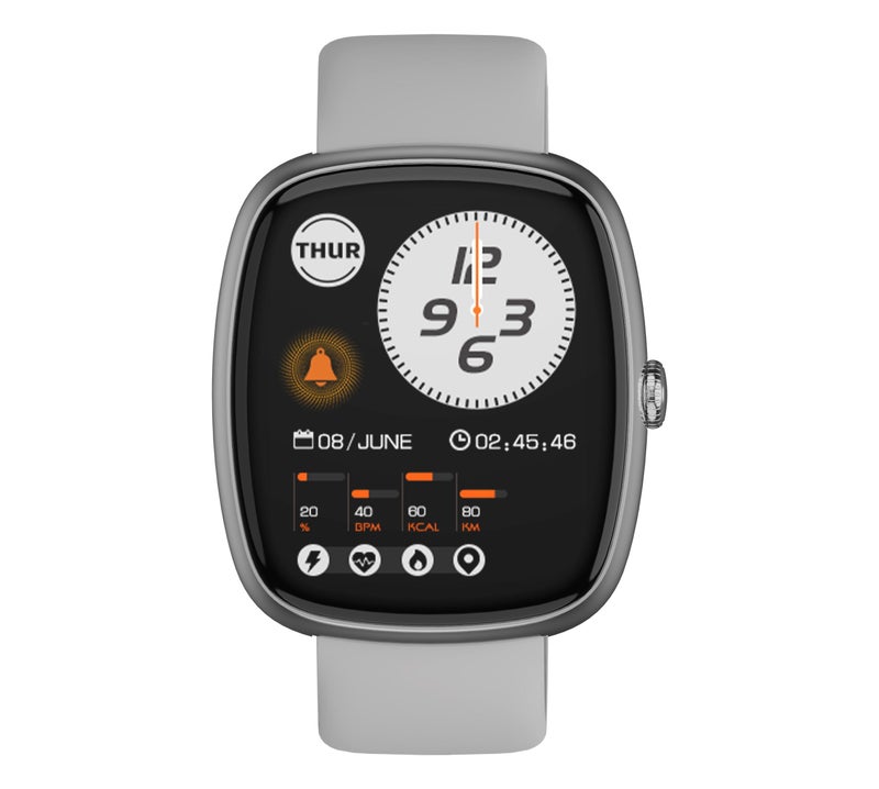 TIMEX iConnect Calling Ace+ 1.83"(4.6 cm) 3D UI Display with Functional Crown and BT Calling Smartwatch for Unisex - TWIXW1502T - Image 1