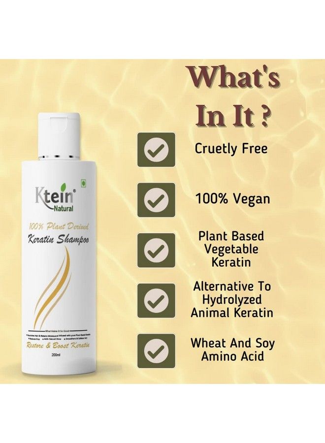 Ktein Natural 100% Plant Derived Keratin Shampoo(100Ml) - Image 5