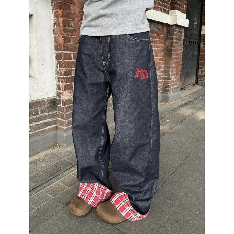 Unisex Casual Daily Denim Jeans - Image 1