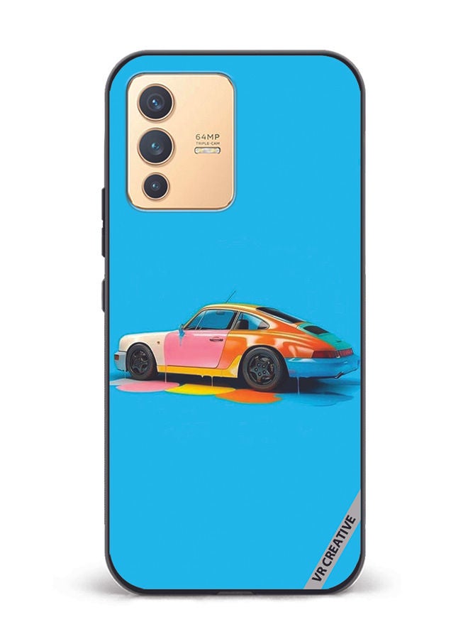 VR CREATIVE Protective Case Cover For Vivo V23 5G Car Design Multicolour - Image 1