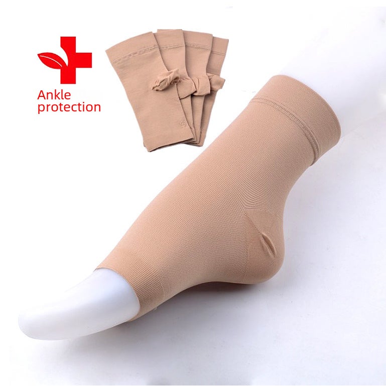 Manufacturer Wholesale Ankle Braces, Ankle Braces, Ankle Sprain Protectors, Ankle Joint Braces, Ankle Braces, Plantar Fascia Socks(Skin color 1 pair, M（20-22cm）) - Image 5