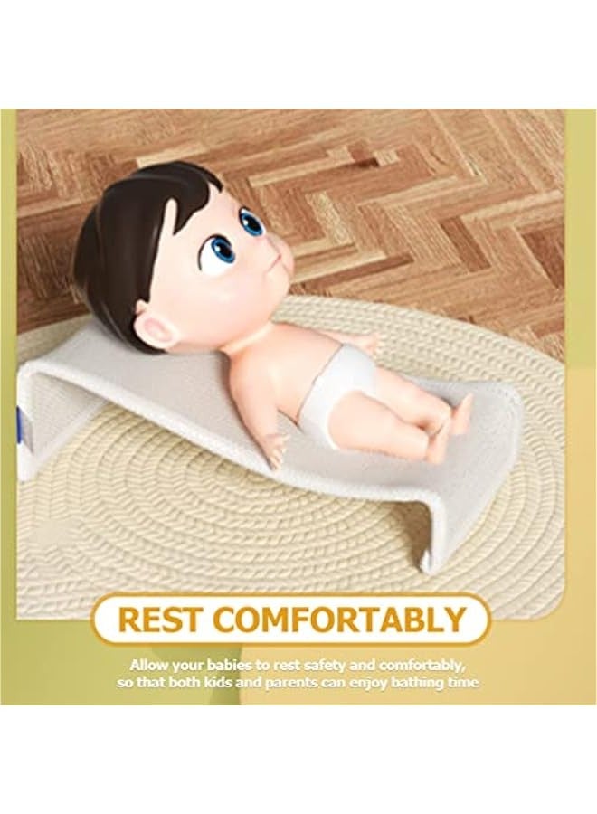 Bath Support Bathtub Seats Bath Pillow Bath Support Bath Pad Newborn Shower Mesh Shower Mat for Newborn  - Image 3