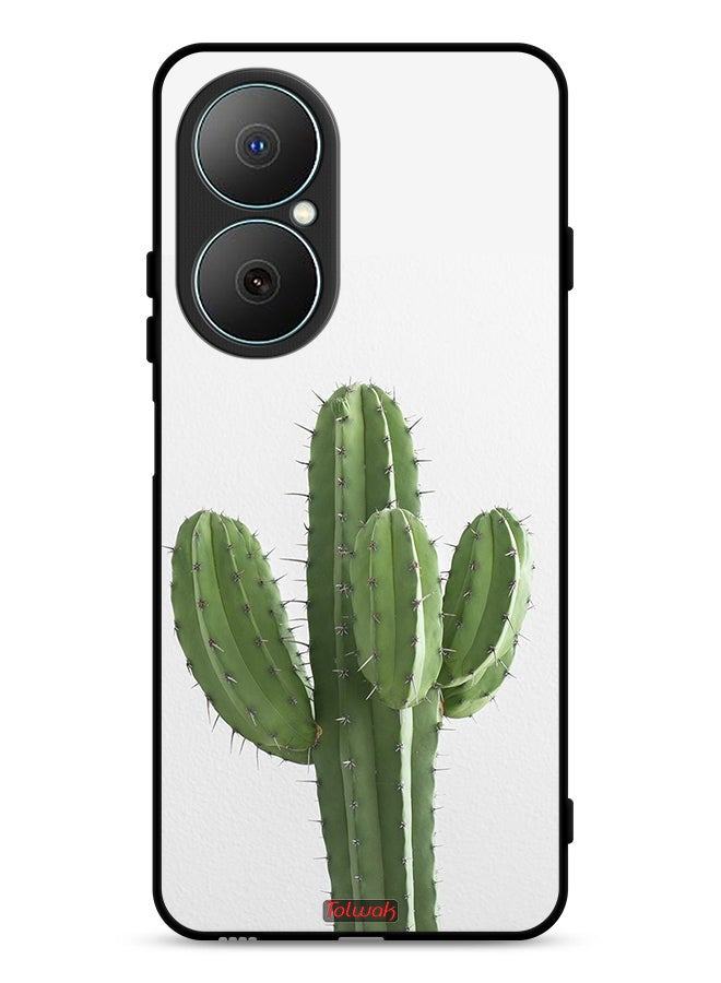 Tolwak Huawei Nova Y73 Protective Case Cover Cactus Plant
