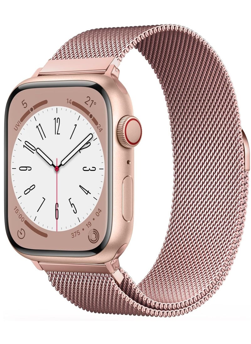 keloray - Stainless Steel Milanese Loop Compatible with Apple Watch Band 38mm 40mm 41mm , Replacement Band for iwatch Series 9, Ultra 2, SE, Ultra, 8 7 6 5 4 3 2 1 - Image 1