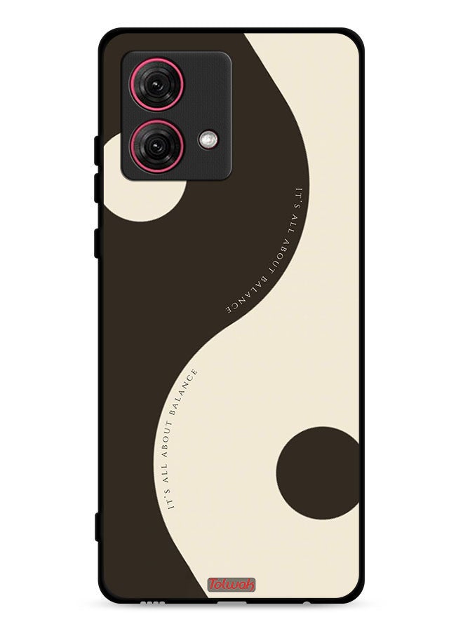 Tolwak Motorola Moto G84 5G Protective Case Cover Its All About Balance - Image 1