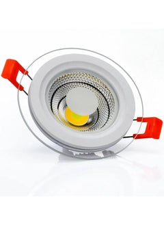 6W Glass Spot Inside 3 Lights (White + Warm + Cool)
