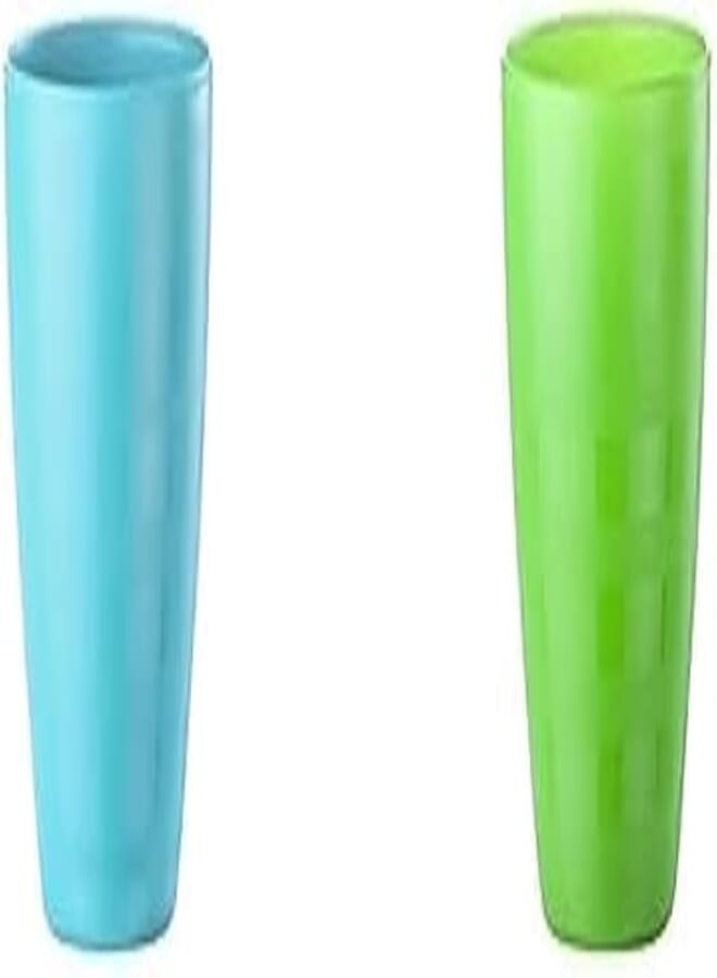 m-design Small cup (teal) - 300ml + M-Design Small Plastic Cup 300ml, Microwave, Dishwasher and Food Safe - Great for camping and kids (Green) 