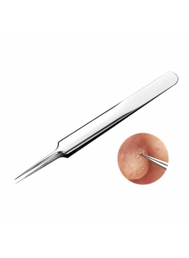 ericotry 1Pcs Stainless Steel Pointed Tweezers Ingrown Hair Tweezer Blackhead Remover Splinter Tweezer  - Image 1