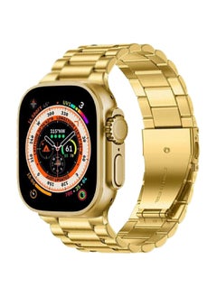 Wearfit Pro The New XBO8 ULTRA Smart Watch Series 8 With A Full Screen Works With The Android And IOS System Supports GPS With An Additional Bracelet Size 49 mm Gold / Black Color  - Image 1