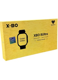 Wearfit Pro The New XBO8 ULTRA Smart Watch Series 8 With A Full Screen Works With The Android And IOS System Supports GPS With An Additional Bracelet Size 49 mm Gold / Black Color  - Image 5