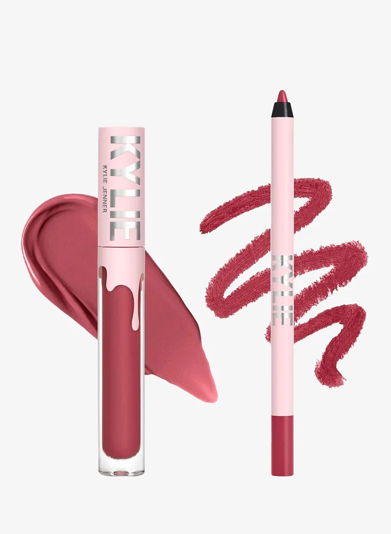 كايلي كوزماتيكس مجموعة مت للشفاه ( قطعتين) -103- بتر نوت بوت