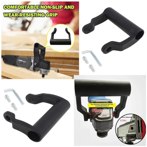 TorSor 2 Pack Angle Grinder Handle Replacement U Shape Non-Slip Loop Grip for 8mm Thread Screw Grinders Hand Wheel Rotating Cutting Polishing Sander Cutter Machine - Image 4