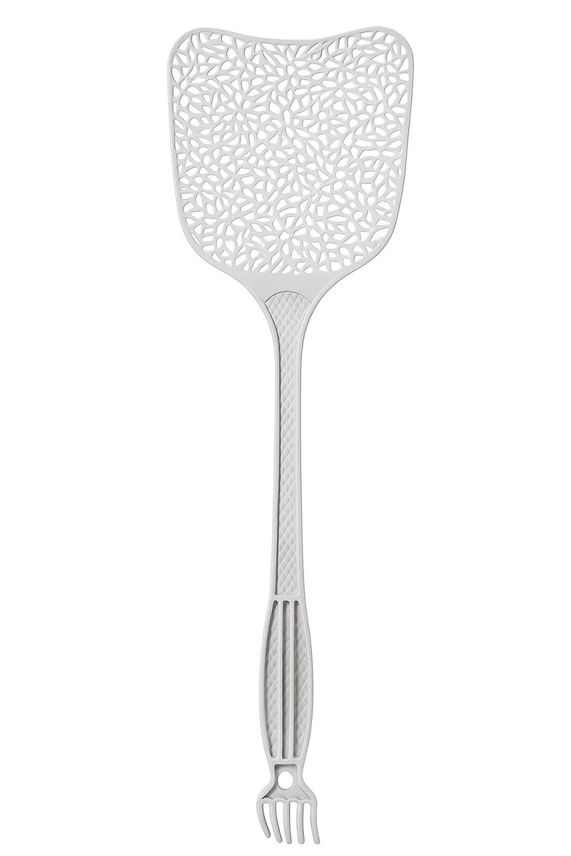 2 In 1 Manual Fly Swatter And Scalp Massager With Long Handle 55cm Durable Plastic, Random Colors Bug Killer Comfortable Claw Massager For Head Back Foot Without Sharp Edges Insect Swatter Tool - Image 1