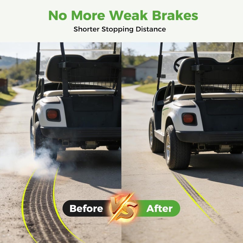 10L0L Golf Cart Brake Assembly for 1995-Up Club Car DS and Precedent - Driver & Passenger Side Rear Brake Cluster - Image 3