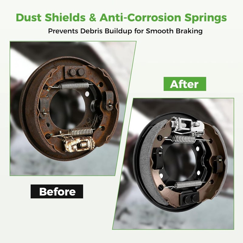 10L0L Golf Cart Brake Assembly for 1995-Up Club Car DS and Precedent - Driver & Passenger Side Rear Brake Cluster - Image 4