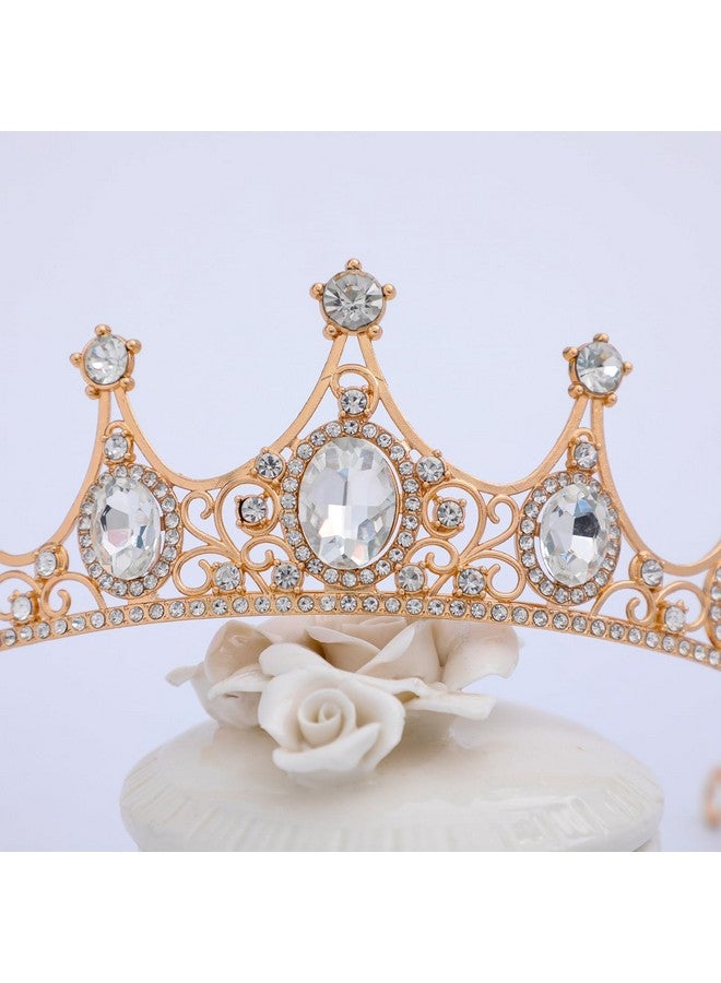FORSEVEN Crystal Tiaras Birthday Crown For Women Wedding Rhinestones Princess Party Headbands Hair Accessories For Women And Girls - Image 3