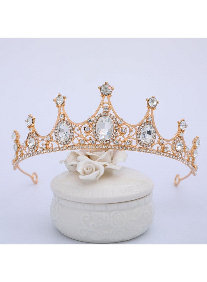 FORSEVEN Crystal Tiaras Birthday Crown For Women Wedding Rhinestones Princess Party Headbands Hair Accessories For Women And Girls - Image 1