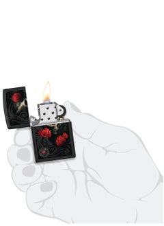 Zippo Ci407693 218 Anne Stokes Collection Black Matte Windproof Lighter  - Image 5