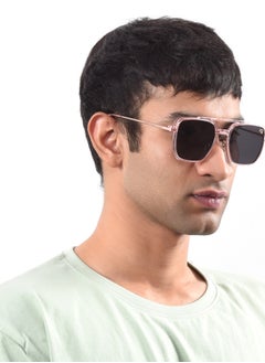 Woggles Aces Pink Polarized Aviator Clip On Sunglasses  - Image 4
