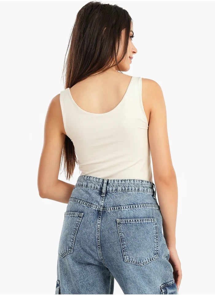 Carina - Padded Slim Fit Top - Image 1