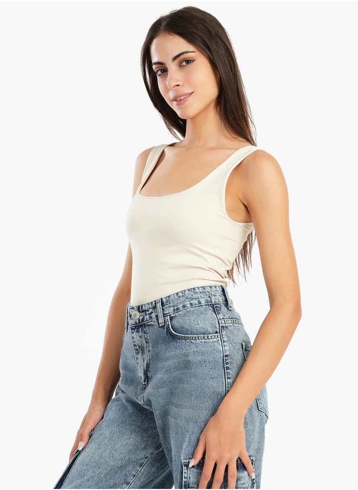 Carina - Padded Slim Fit Top - Image 1