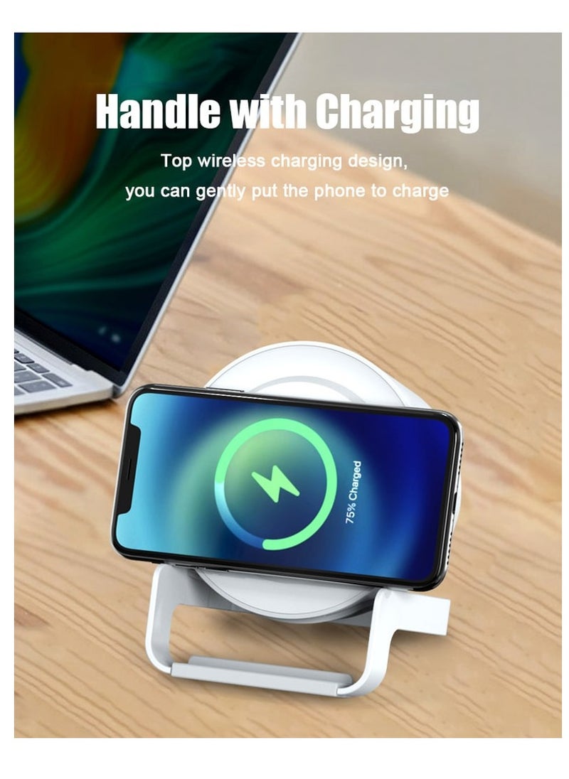 ProOne PSG40 4-in-1 Wireless Charger, Night Light, Gradient Lamp, Bluetooth Speaker & Mobile Stand – Perfect for Bedroom, Bedside, Room Decor & Gift - pzsku/Z432E5E51E8680B64C24DZ/45/_/1730361081/bd2a445a-62d9-472d-8757-dc129ee5129b