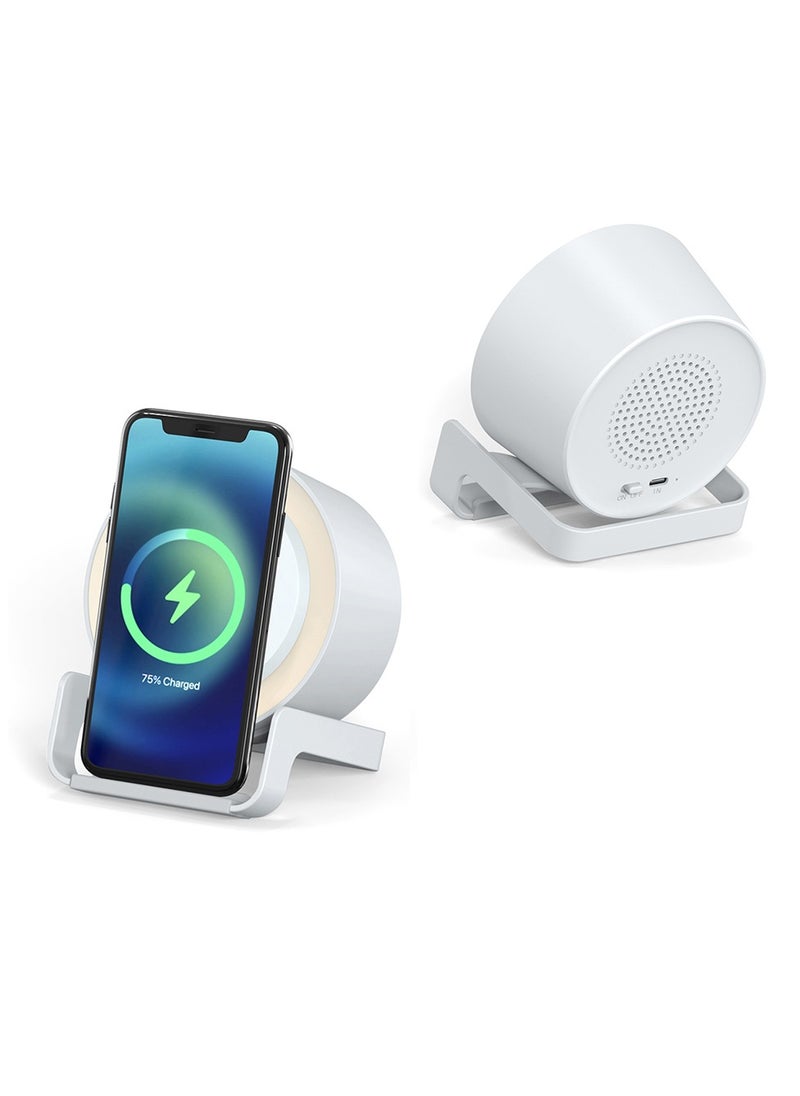 ProOne PSG40 4-in-1 Wireless Charger, Night Light, Gradient Lamp, Bluetooth Speaker & Mobile Stand – Perfect for Bedroom, Bedside, Room Decor & Gift - pzsku/Z432E5E51E8680B64C24DZ/45/_/1730361090/cea26299-1070-443f-9354-0e0edd28cba4