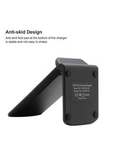 NIBEMINENT Universal Qi Fast Wireless Charger Vertical For iPhone USB 10W Power Charging Samsung S8 S9  - Image 3