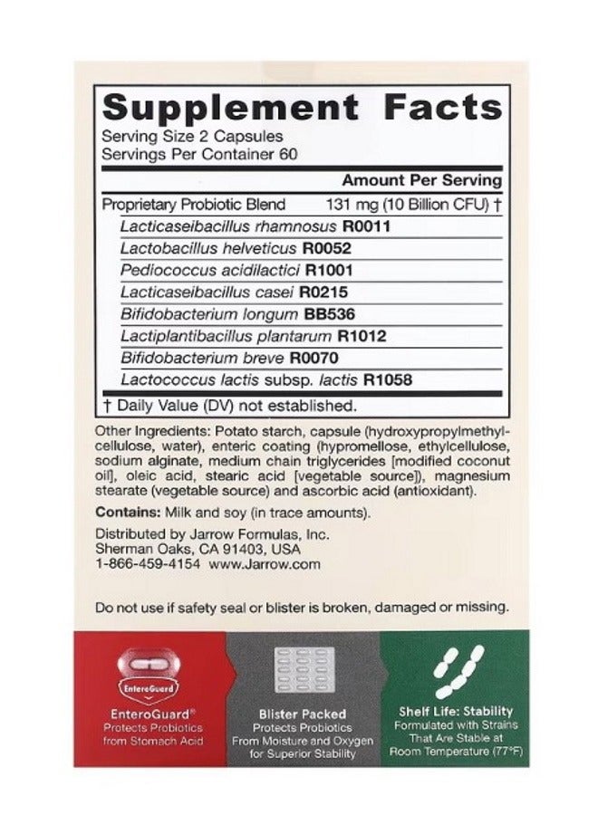 jarrow formulas JarroDophilus EPS 10 Billion 120 Veggie Caps - Image 2