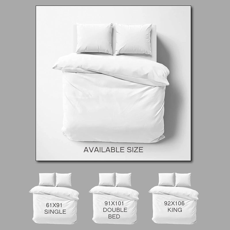 Day Care Day Care Impressible Super Soft Microfiber 3 Piece Duvet Cover Set Size 92X106 Inches And 2 Pillow Cover 300 TC 18X28 Inches King SizeChocolate Brown  - Image 3