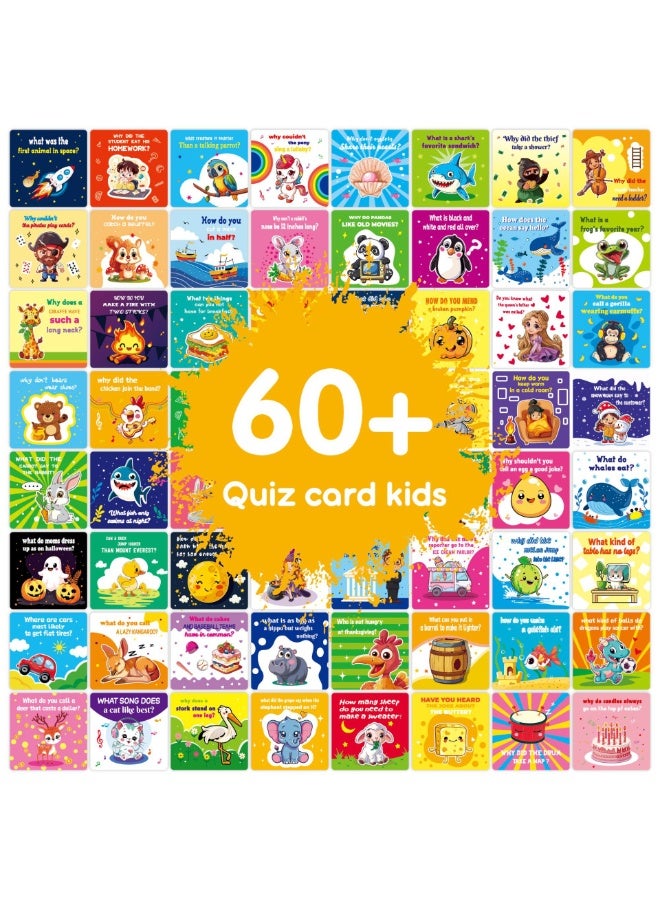 Capstro Kids Q&A Learning Cards – Interactive Cartoon Question & Answer Card Set for Children | Thinking Skills, Language Practice & Screen-Free Educational – Cartoon Q&A Cards - Image 1