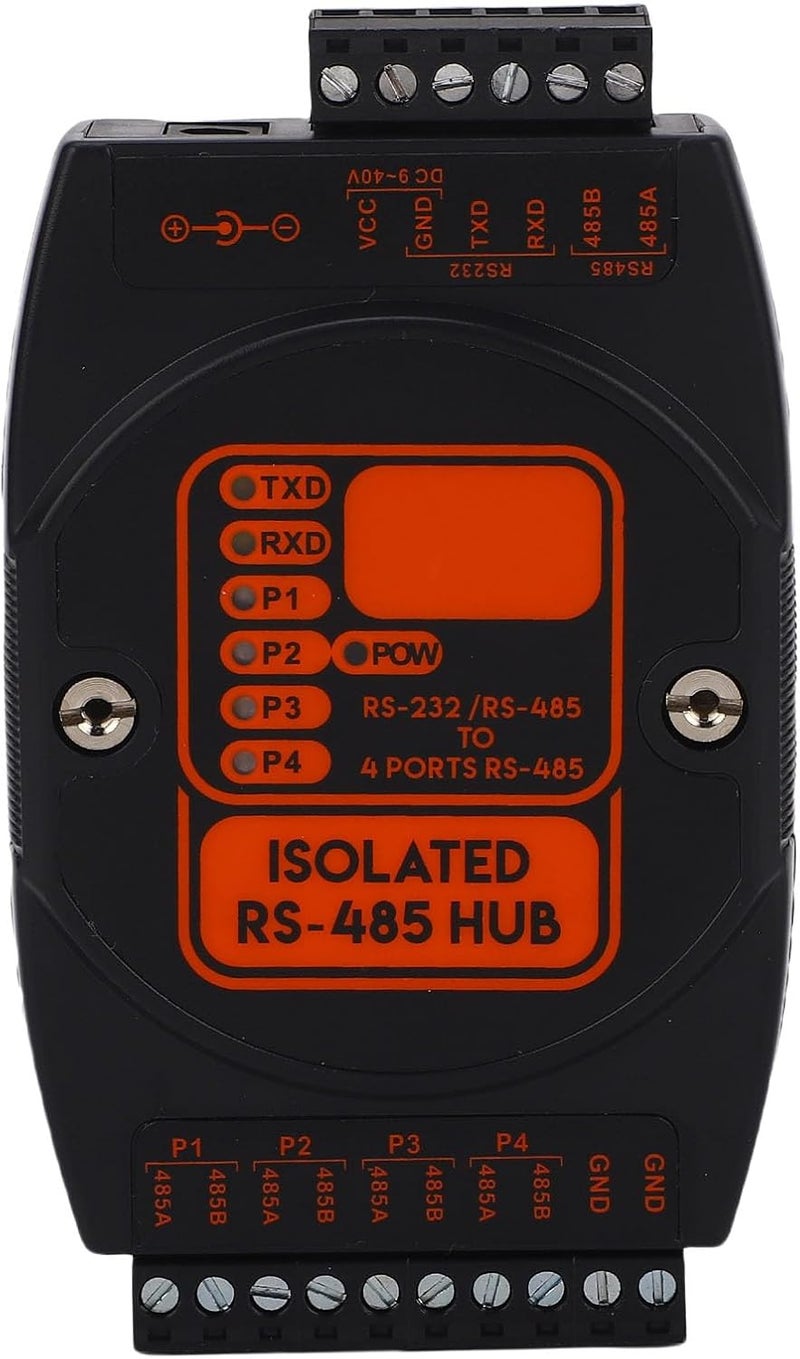يوسو محول محور RS-485 الصناعي مع وحدة حماية رباعية الاتجاهات لنقل البيانات عالي السرعة في تطبيقات الشبكات الصناعية - مصمم لصناعات السكك الحديدية والأتمتة - Image 4