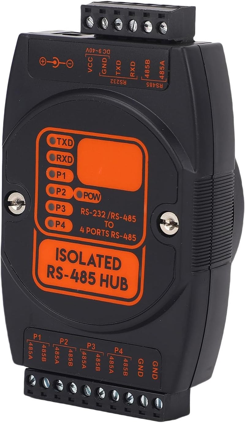 يوسو محول محور RS-485 الصناعي مع وحدة حماية رباعية الاتجاهات لنقل البيانات عالي السرعة في تطبيقات الشبكات الصناعية - مصمم لصناعات السكك الحديدية والأتمتة - Image 3